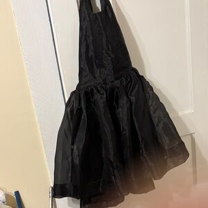 NanaMacs Black Backless Dress